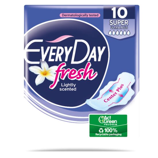 EVERYDAY Absorbante Fresh Super – 10 bucăți