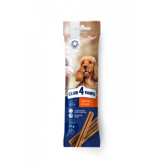 Recompense dentare pentru câini Club 4 Lăbuțe Premium Stick 77g