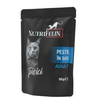 Nutrifelin Hrană umedă pentru pisici cu Pește în sos 85 g