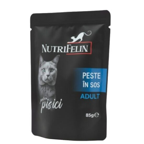 Nutrifelin Hrană umedă pentru pisici cu Pește în sos 85 g