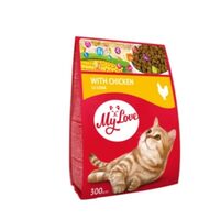 My Love Hrana uscata pentru pisici adulte cu pui 300g