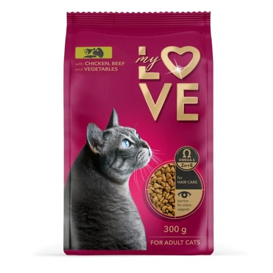 My Love Hrana uscata pentru pisici pui,vita si legume 300g