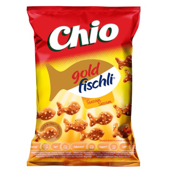Biscuiti cu susan Goldfischli 80g,Chio