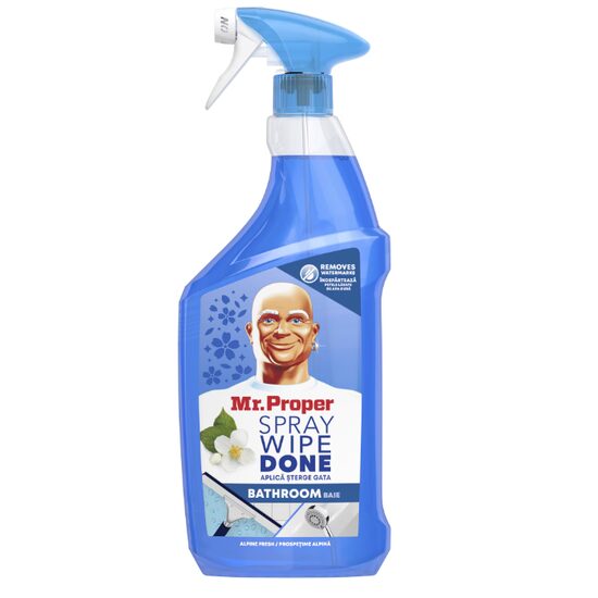Detergent universal spray Mr. Proper Alpine Fresh pentru baie, 800 ml