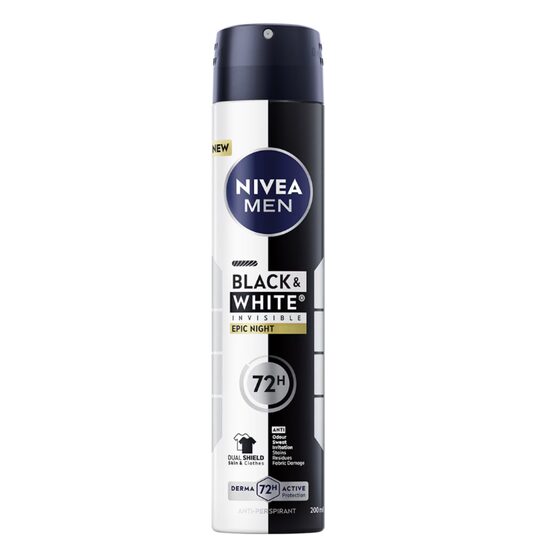 Deodorant spray masculin NIVEA MEN Black&White Epic Night 200 ml