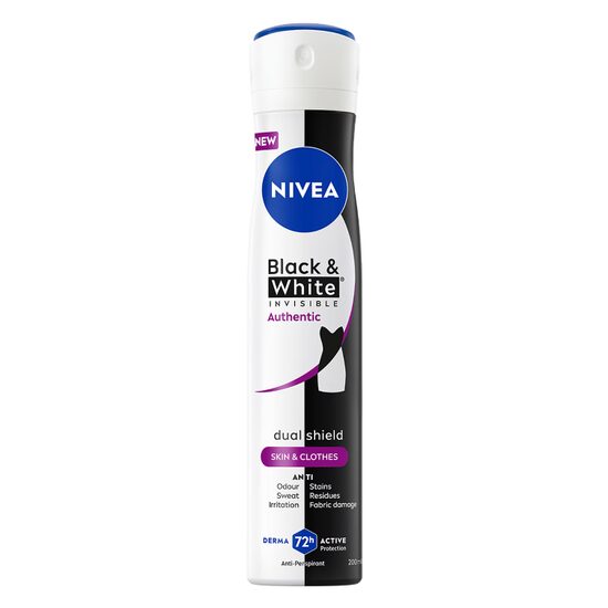 Deodorant spray feminin NIVEA Black&White Authentic 200 ml