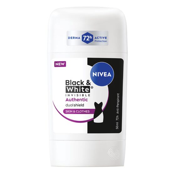 Deodorant stick feminin NIVEA Black&White Authentic 50 ml
