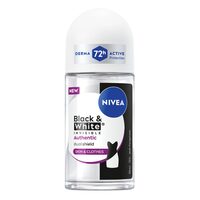 Deodorant roll-on feminin NIVEA Black&White Authentic 50 ml