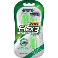 BIC Flex3 Sensitive Aparat de Ras pentru Bărbați cu 3 Lame 3 Bucăți