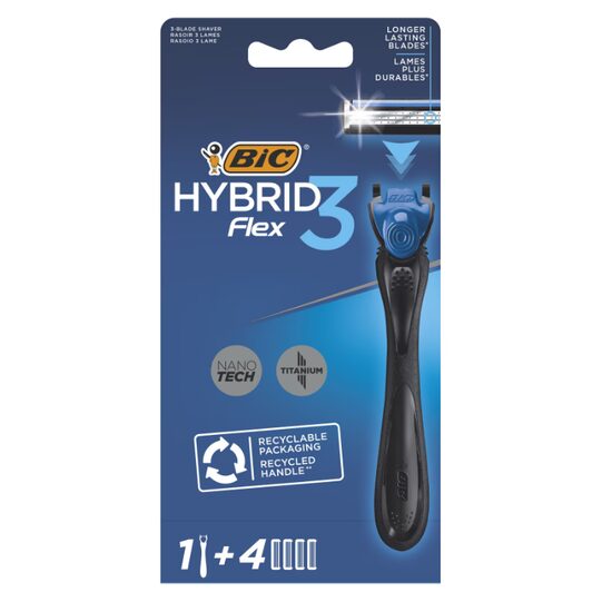 BIC Flex3 Aparat de Ras Hibrid 4 Bucăți