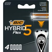 BIC Flex5 Rezerve pentru Aparat de Ras Hibrid 4 Bucăți