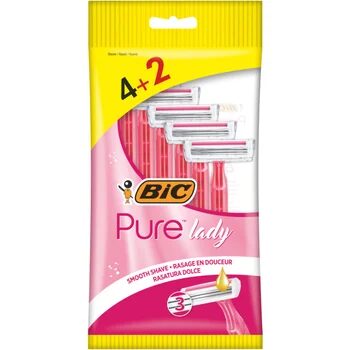 BIC Pure Lady Aparat de Ras pentru Femei 4+2 Bucăți