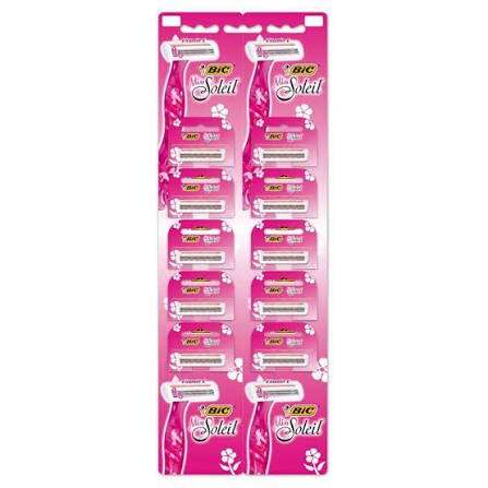 BIC Miss Soleil Aparat de Ras pentru Femei cu 3 Lame, 10 buc