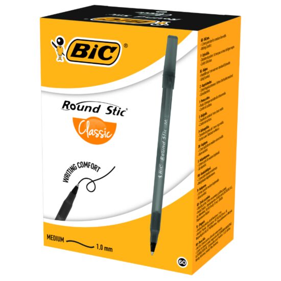 Pix Round Stic negru cut/60 buc.