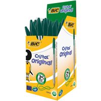 Pix unica folosinta verde cristal medium Bic - Set 50