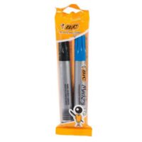 Set 2 bucati marker BIC permanent 2000, negru, albastru
