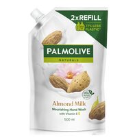 Rezerva sapun lichid Palmolive Naturals Almond & Milk, 500 ml