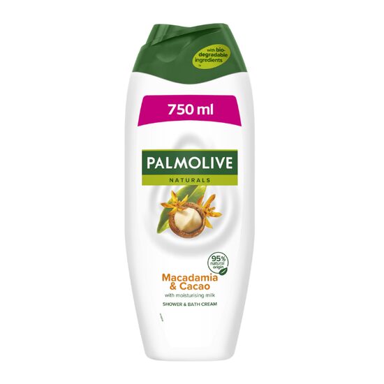 Gel de dus Palmolive Naturals, 750 ml, Cacao/Macadamia