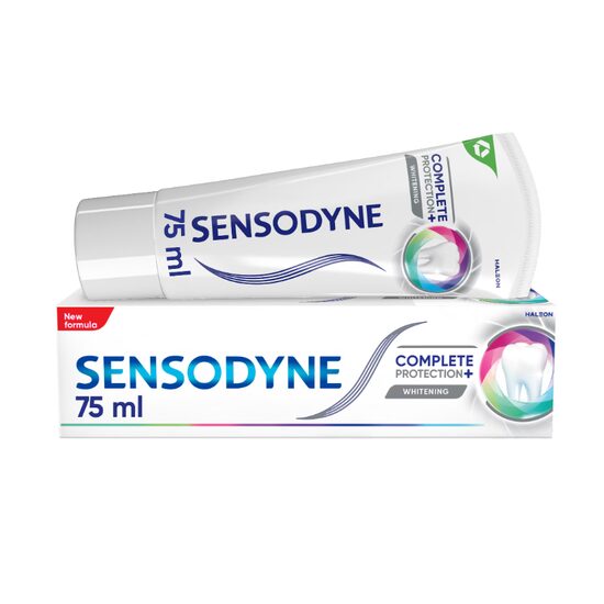 Pasta de dinti pentru albire Sensodyne Complete Protection Plus Whitening, 75ml