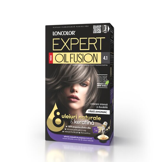 Loncolor Expert Oil Fusion 4.1 Șaten Cenușiu Mediu