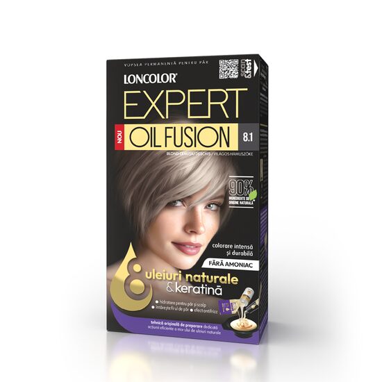 Loncolor Expert Oil Fusion 8.1 Blond Cenușiu Deschis