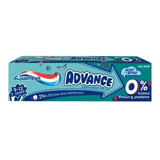 Aquafresh pastă de dinți 9-12 ani Advance 75 ml