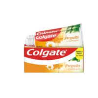 Pasta de dinti Colgate Propolis cu fluor, 150ml, menta, miere, set 2x75ml