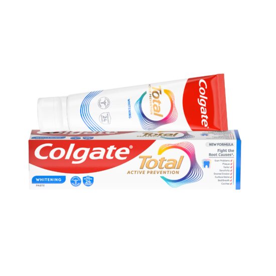Pasta de dinti Colgate Total Whitening pentru protectie completa si eliminarea petelor dentare, 50 ml