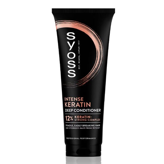 Balsam intensiv Syoss Keratin pentru par deteriorat, 250 ml