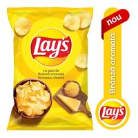 Lay's chipsuri din cartofi cu branza aromata, 125g