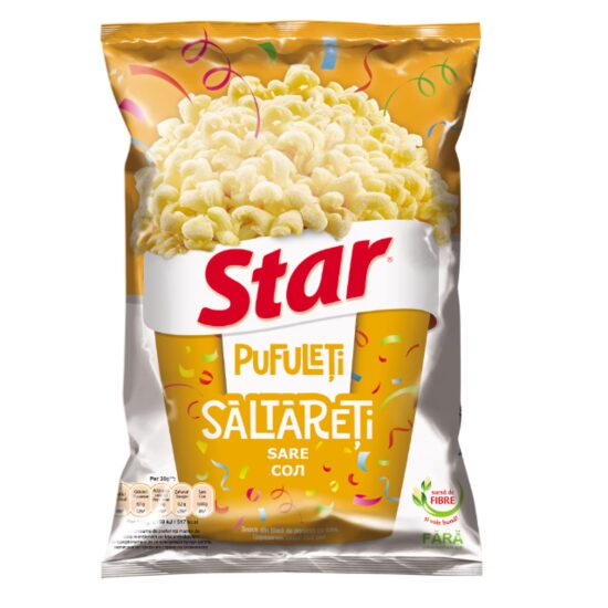 Pufuleti saltareti cu sare Star, 80g