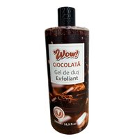WOW Gel de duș exfoliant Ciocolată 500 ml