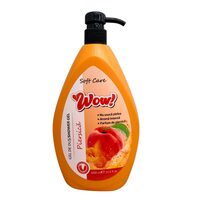 WOW Gel de duș cu pompă Piersică 1 L