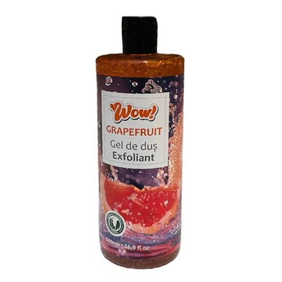 WOW Gel de duș exfoliant Grapefruit 500 ml