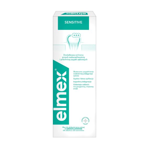 Apă de gură Elmex Sensitive pentru dinți sensibili, 400 ml