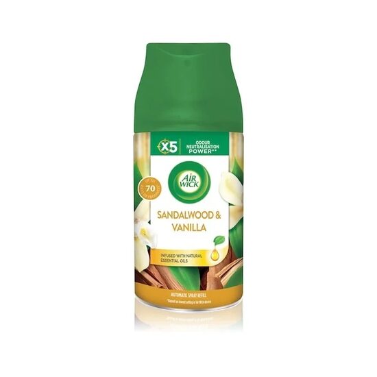  Rezerva odorizant automat de camera Sandalwood & Warm Vanilla, Air Wick, 250 ml