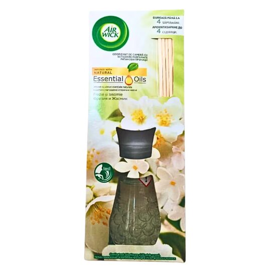 Odorizant camera Air Wick Reed Diffuser, frezie / iasomie, 25 ml