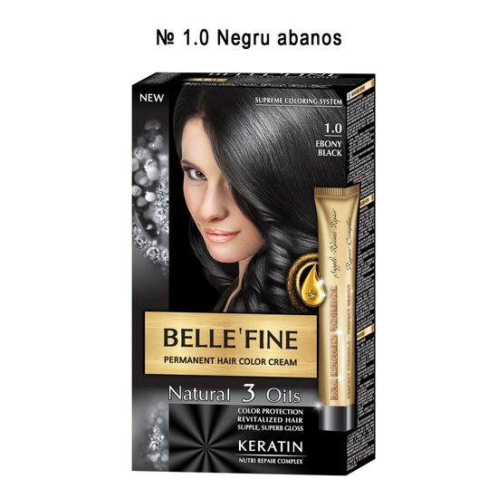 BELLE'FINE Vopsea de Păr Nr. 1.0
