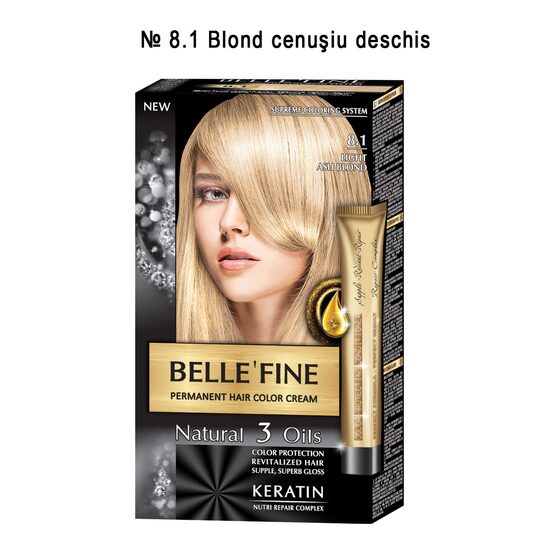 BELLE'FINE Vopsea de Păr Nr. 8.1