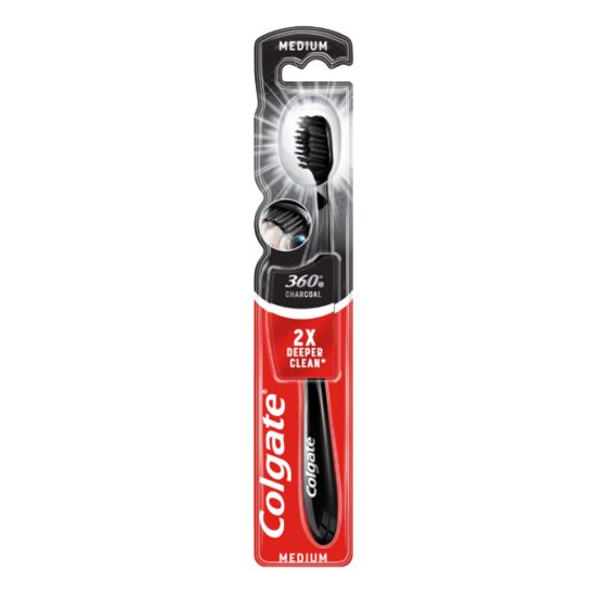 Periuta de dinti Colgate 360 Black Medium
