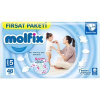 Molfix Scutece Copii Junior Nr. 5, 11–18 kg, 48 buc.