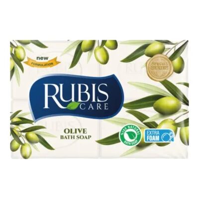 RUBIS Săpun Parfumat de Baie Olive 150 g, 4 buc