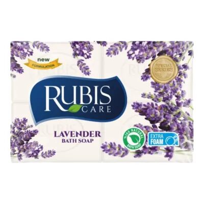 RUBIS Săpun Parfumat de Baie Lavender 200 g, 4 buc