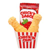 Gumă de mestecat Funnycandy Chick'N Gum 12x21g