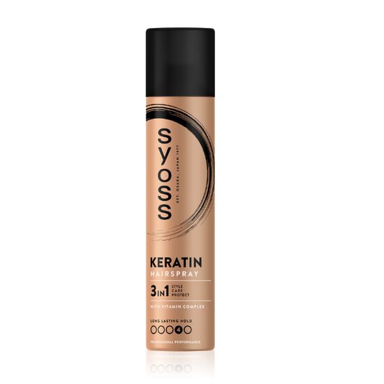 Fixativ Syoss Keratin Style Perfection pentru fixare puternica, 300 ml