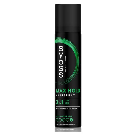 Fixativ Syoss Max Hold pentru fixare foarte puternica, 300 ml