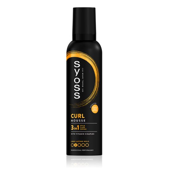 Spuma de par Syoss Curl Control pentru bucle definite, 250 ml