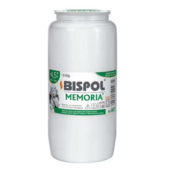Candela Bispol W07 Alb, 310 g, 108 ore