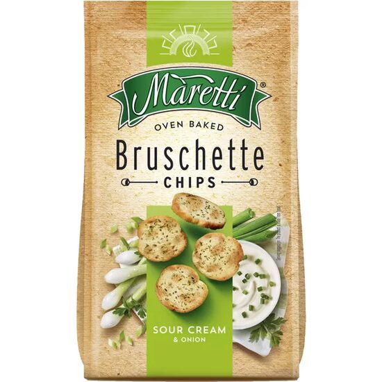 Bruschete Maretti Sour Cream and Onion, 140g