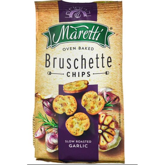 Bruschette cu aroma de usturoi Maretti 140g